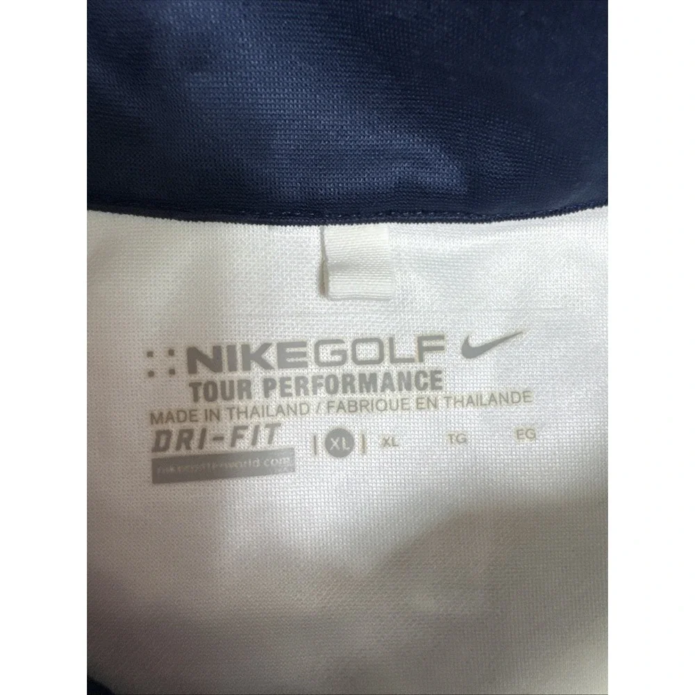 Nike Golf Tour Performance Therma-Fit 1/4 Zip Sweater Men's White Gray XL